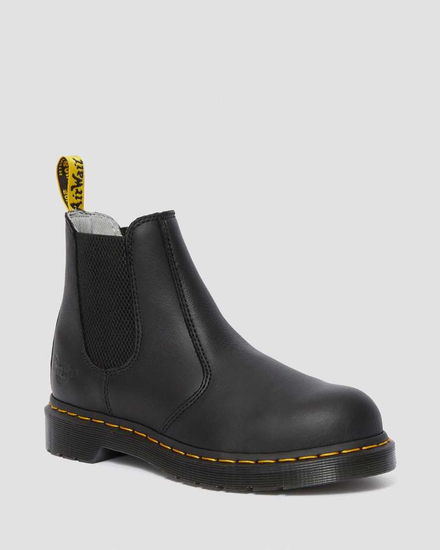 Dr. Martens Arbor Newark Steel Toe Naisten Työsaappaat - Mustat Nilkkurit [047-BKJVAY]